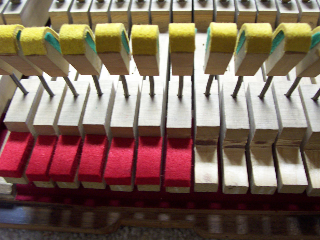 Piano refelting process - step 10