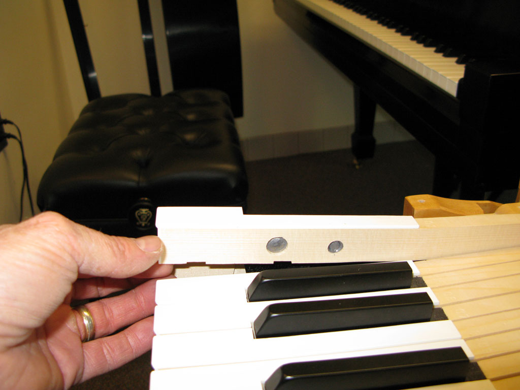 Piano touch weight process - step 13